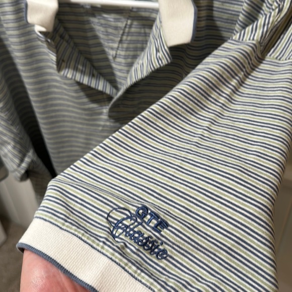 E. Magrath Cotton Striped Polo - Picture 3 of 4